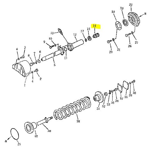 Поршень 16Y-40-11005 Поршень 16Y-40-11005