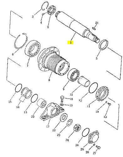 Полуось 16Y-18-00001 Полуось 16Y-18-00001
